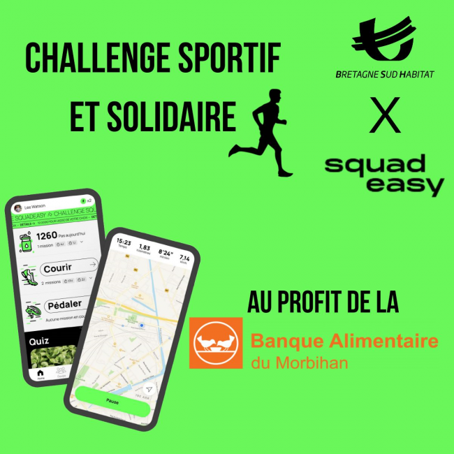 Challenge sportif et solidaire SquadEasy