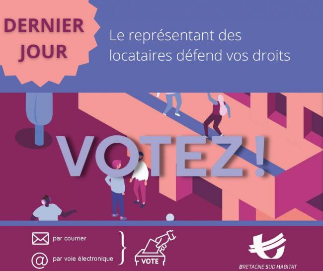 VOTEZ POUR VOS REPRÉSENTANTS DE LOCATAIRES
